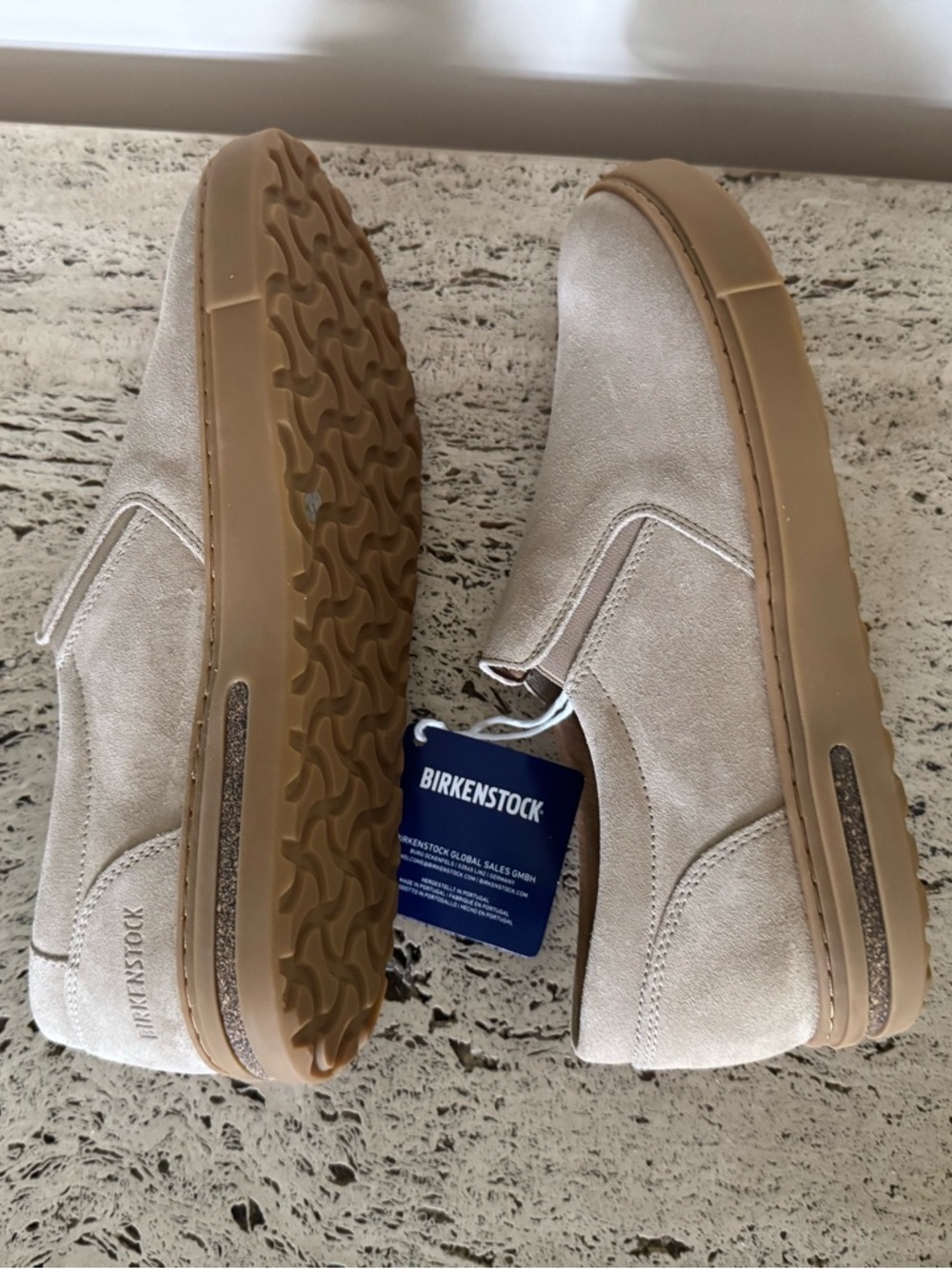 Birkenstock Oswego sandcastle suede with tan sole. Size EU40. MSRP $149.95 - Picture 14 of 16